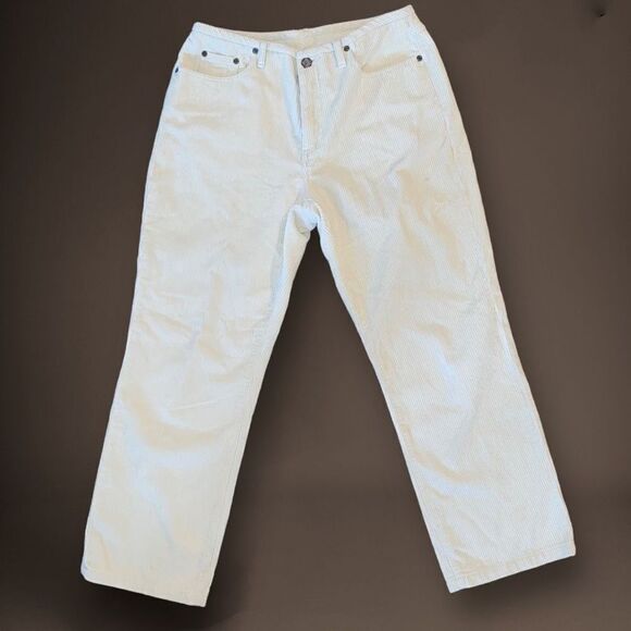 Vintage Sigrid Olsen Cream Corduroy Pants - Picture 1 of 4